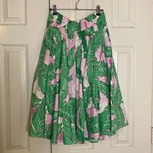 Pinup girl clothing tropical skirt
